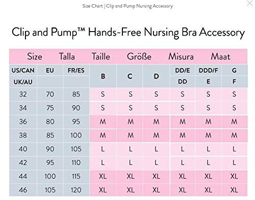Bravado Designs Nursing Bra Clip and Pump Insert for Hands-Free Pumping