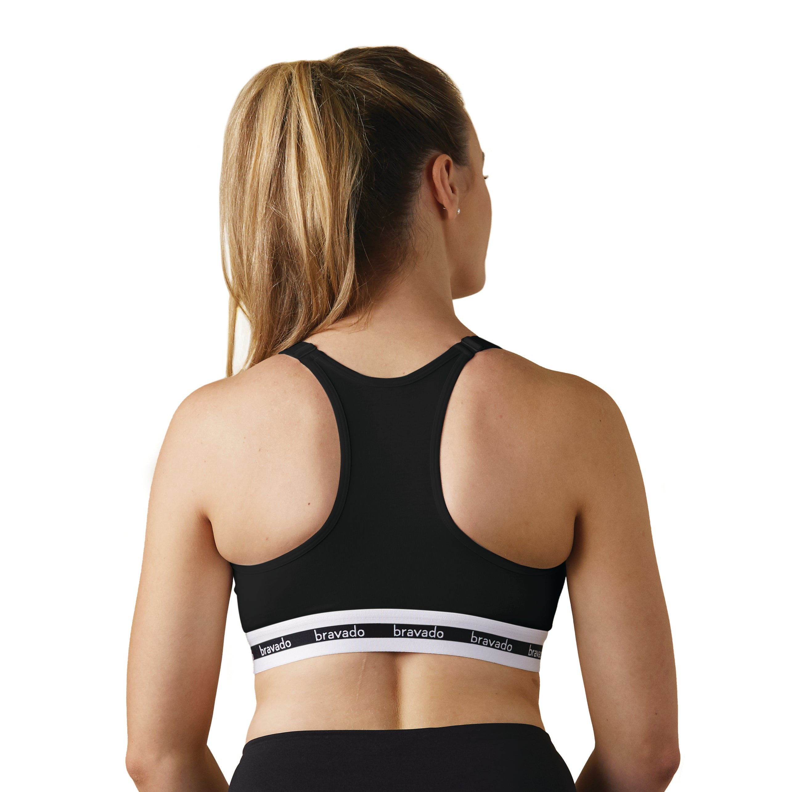 Bravado Designs Sustainable Full Cup Maternity & Nursing Bra | Original | Organic Cotton & Tencel™ Modal Blend | Wireless (Black 1015)