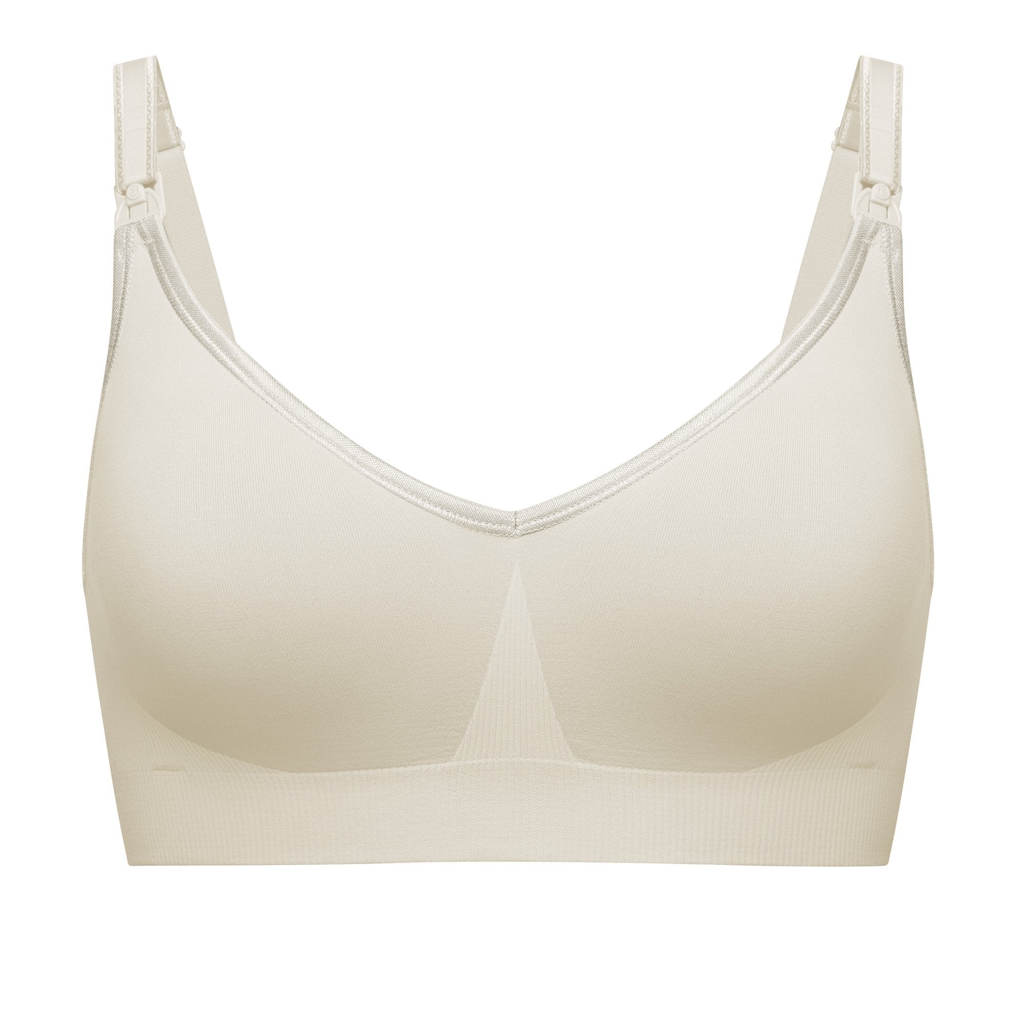 Bravado! Body Silk Seamless Nursing Bra 1401 (XL Plus, Antique White)