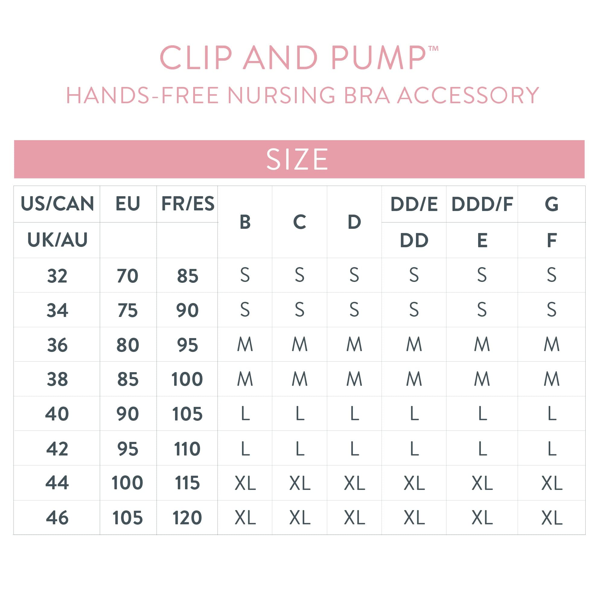 Clip and Pump™ Hands-Free Nursing Bra Accessory