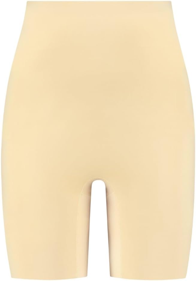 Bye Bra Padded Shorts, Tummy Control Underwear, Micro Recycled, Butt Lift, Removable Pads, VPL Free, S-XXL, Beige/Black, Beige, L