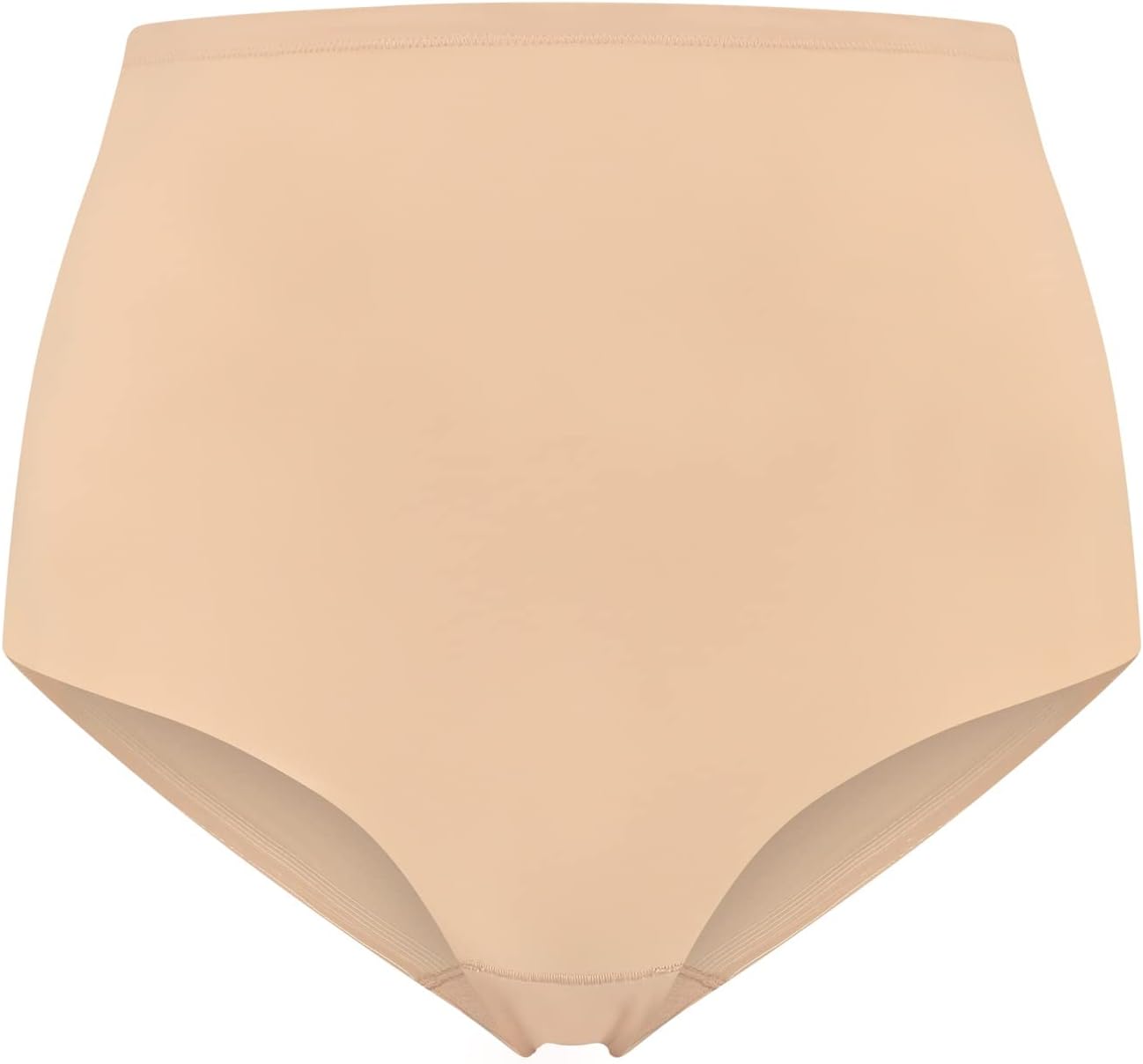Bye Bra Medium Waist Shaping Panties, Laser Cut Edges, Silicone Straps, Shapewear for Women, Shapewear for Women, Mid Waist Shapewear Shaping Collection, Beige/