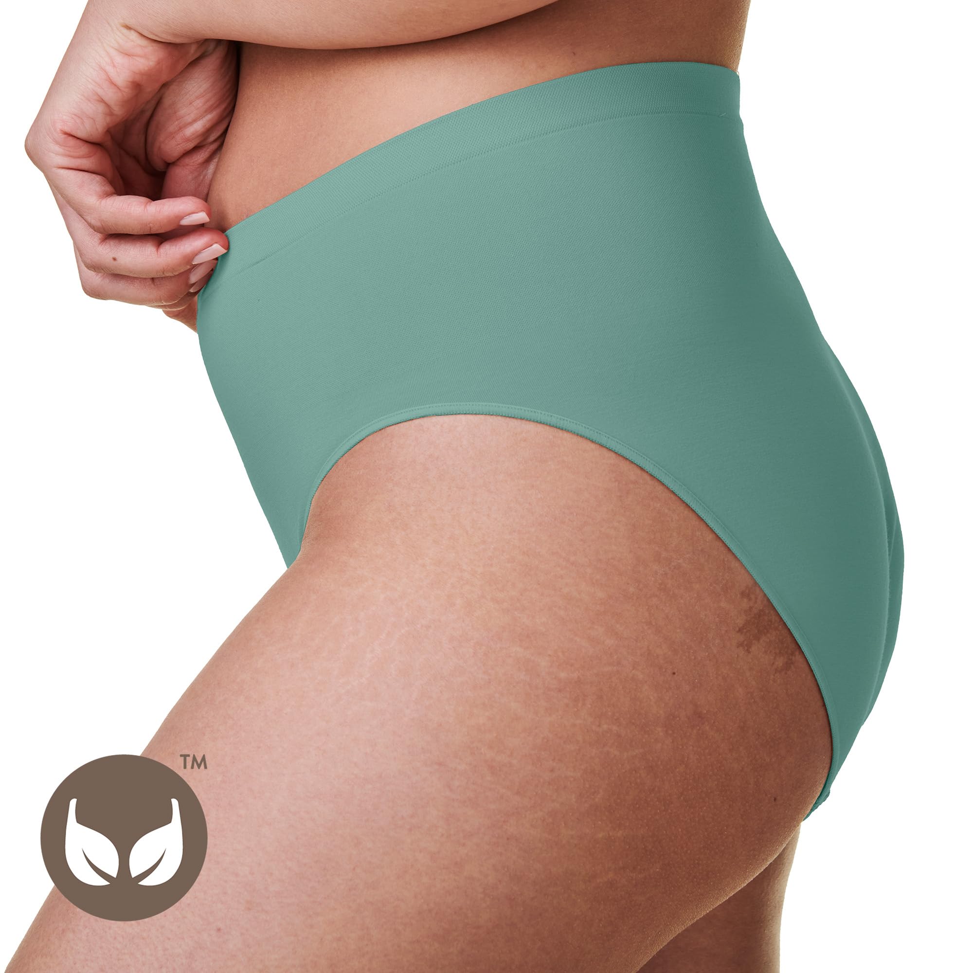 Bravado Designs Sustainable Panty | High-Rise | Seamless | Recycled Nylon, Organic Cotton & Modal Blend | XS-XXL