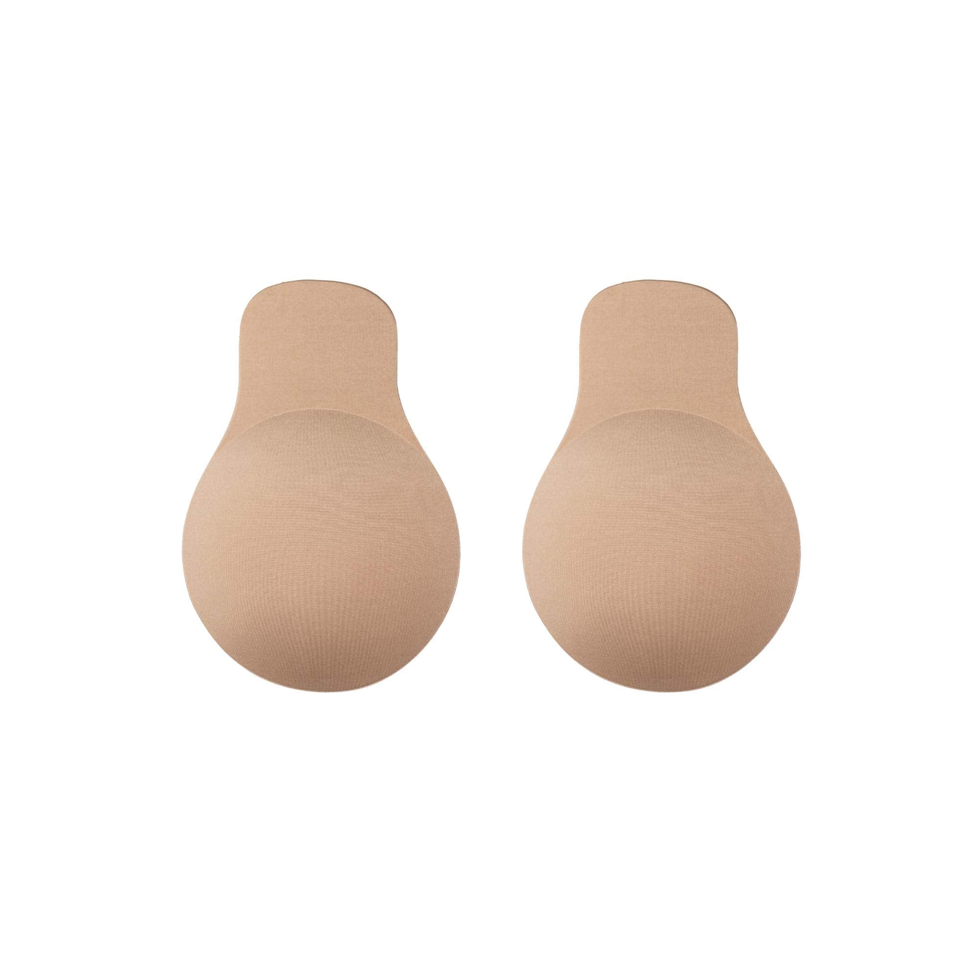 Bye Bra Fabric Pull ups Breast Lift Pasties Reusable Adhesive Nipple Covers for Lifted Effect Invisible Lifting Bra Cups Adjustable Breast Petals Sticker