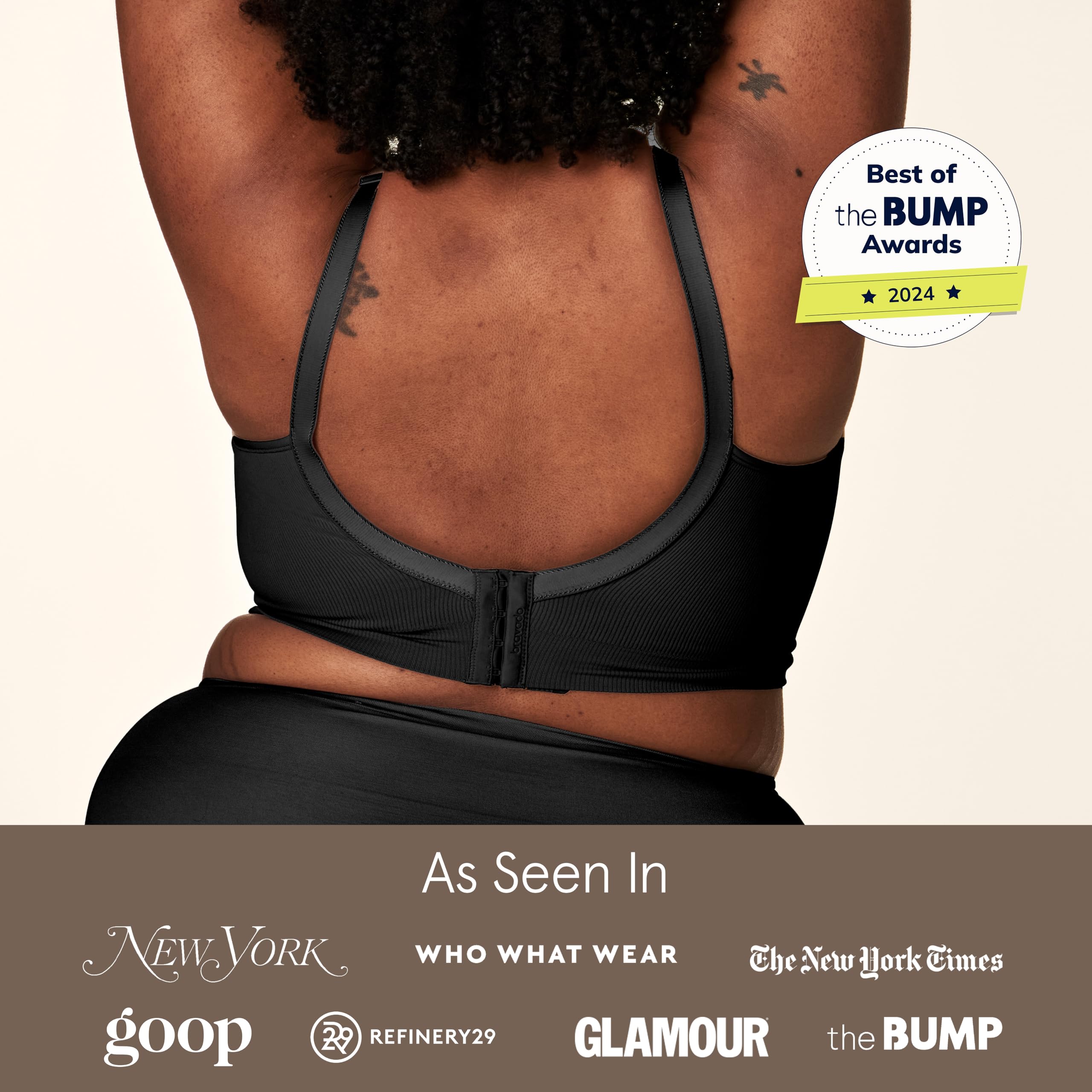 Bravado Designs Body Silk Seamless Nursing Bra for Breastfeeding, Extended Cup Wireless Maternity Bra