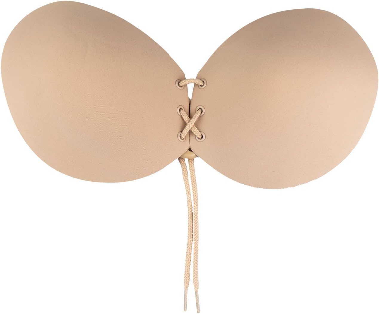 Bye Bra The strapless adhesive bra supports with an adhesive push up effect with drawstring. Adjustable and uncovered back for neckline, nude and black, A-E.