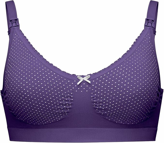 Bravado Designs Soft Confetti Dot Nursing Bra (Plum 1470)
