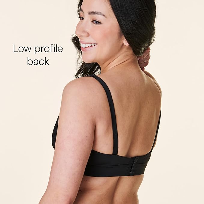 Bravado Ballet Nursing Bra for Breastfeeding Sleep Maternity Lace Bra (Black 12015)