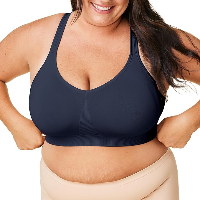 Bravado Designs Sculpt Seamless and Wireless Everyday Bra (Navy 11011)