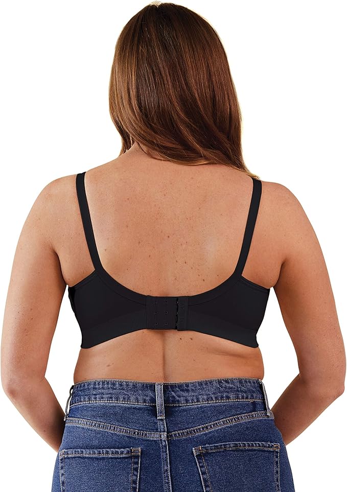 Bravado Designs Body Silk Seamless Sheer Nursing Bra (Black 11010)