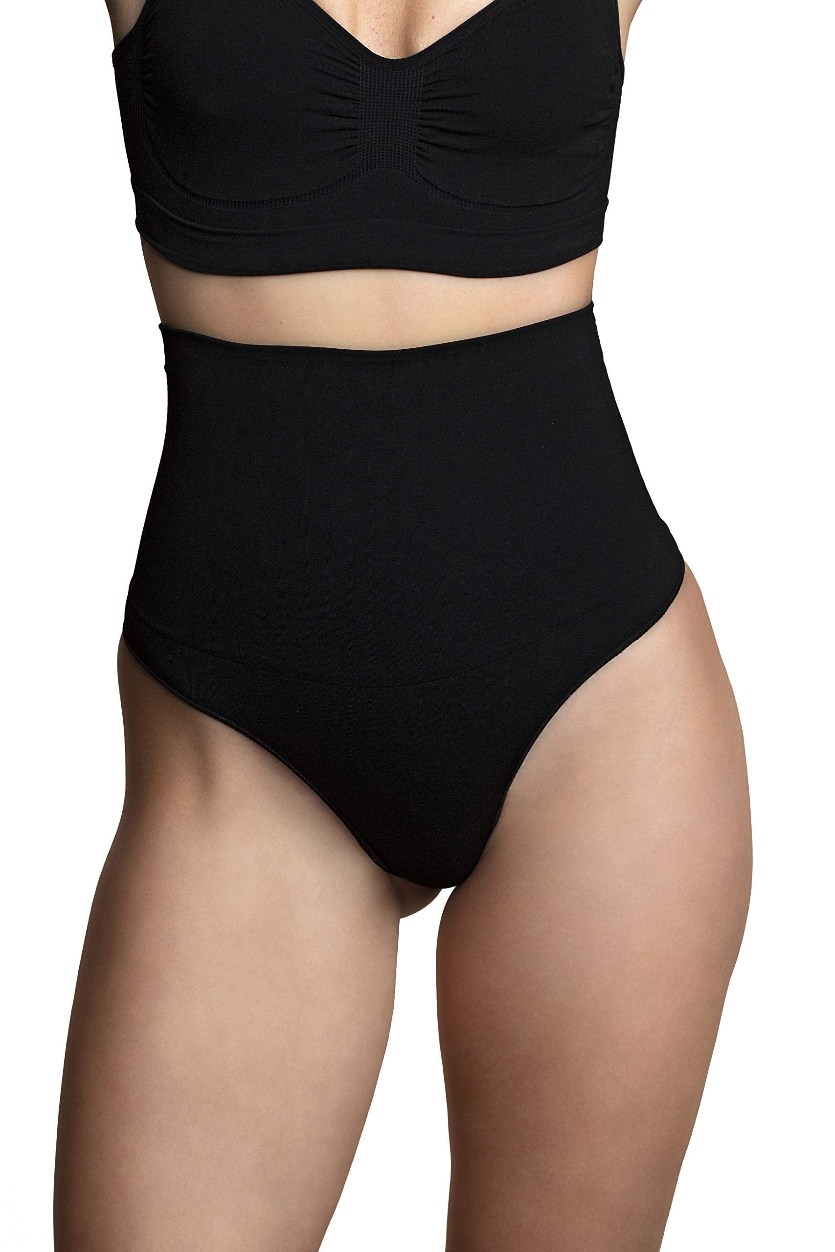 Bye Bra Seamless Thong Thong Tummy Control Medium Tummy Control Butt Enhancer Shapewear for Women