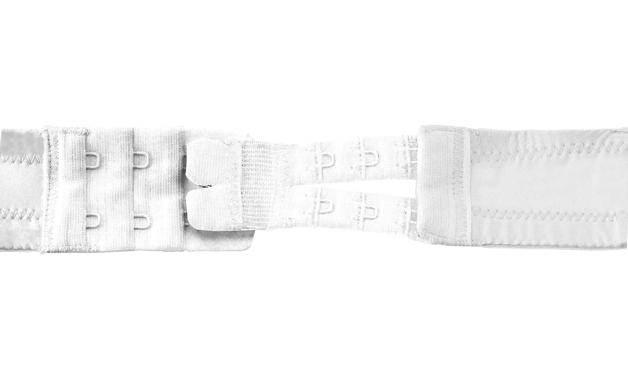 Bye Bra 2-hook Bra extenders, Adjustable Bra Converters with Flexible Ends - 3 pack, Nude, White and Black