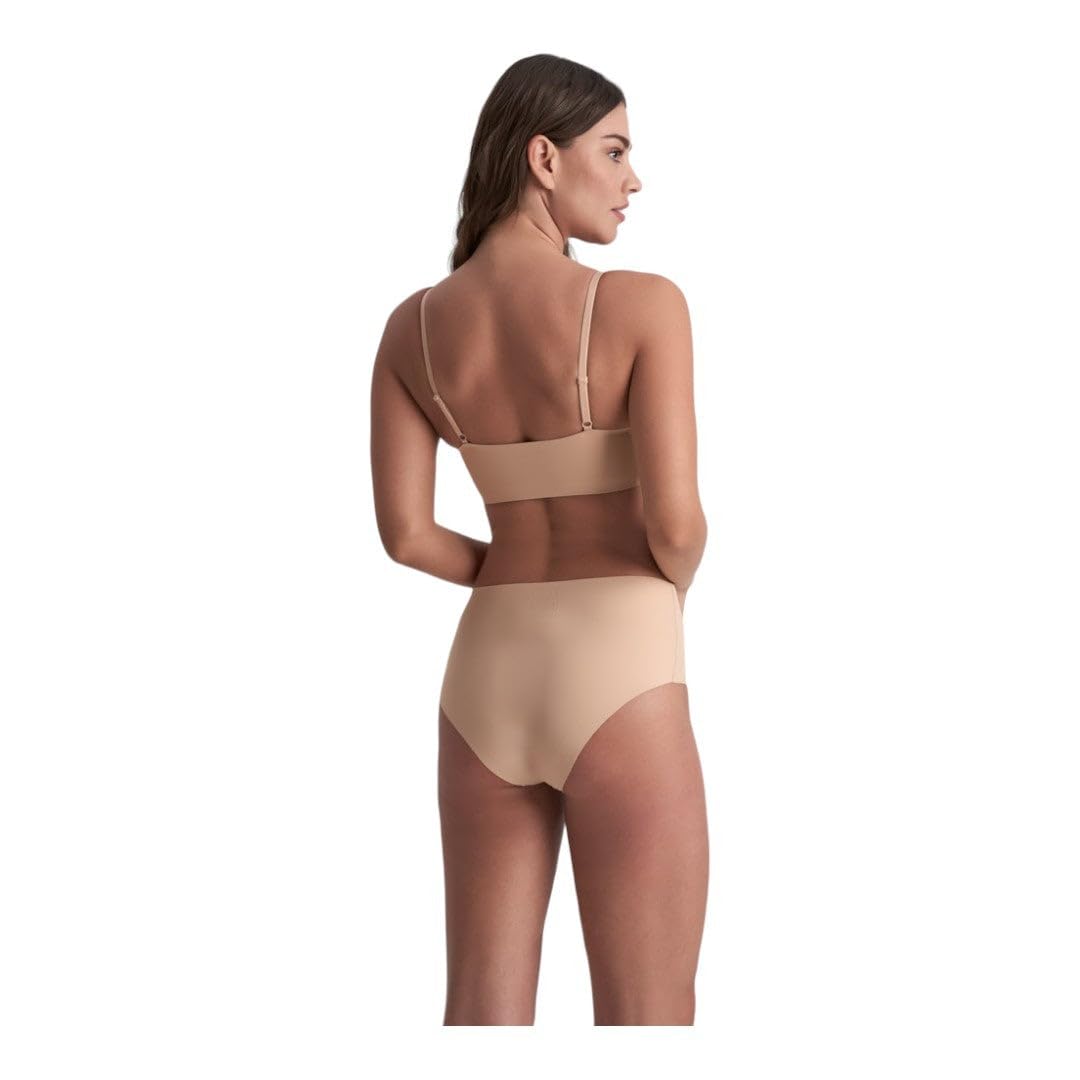 Bye Bra Invisible High Brief Panties, Seamless High Rise Underwear, Smooth and Comfortable Knickers with no-Stitching