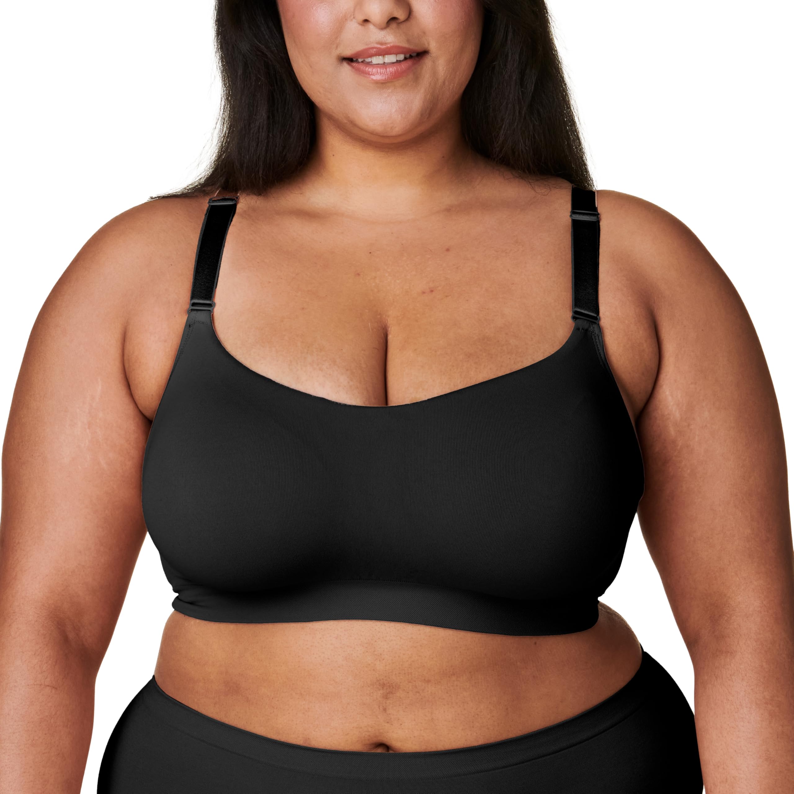 Bravado Designs Everyday Bra, Non Wired Balconette Bra for Women, Comfort Bra