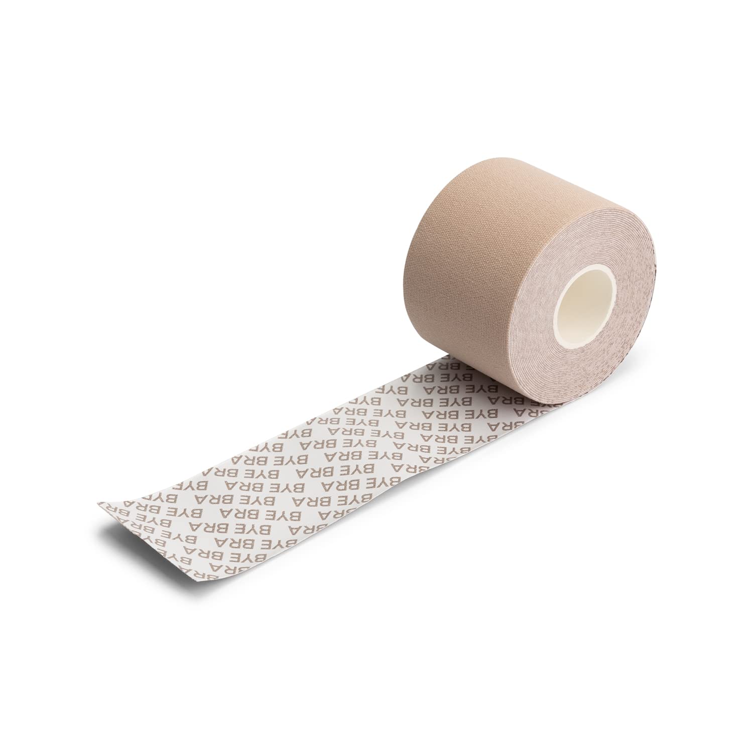 Bye Bra Body Tape (5Cm), Fashion Tape, Breast Support, Sweatproof, Waterproof, Extra Wide, 5 Cm X 500 Cm, Beige, A-F