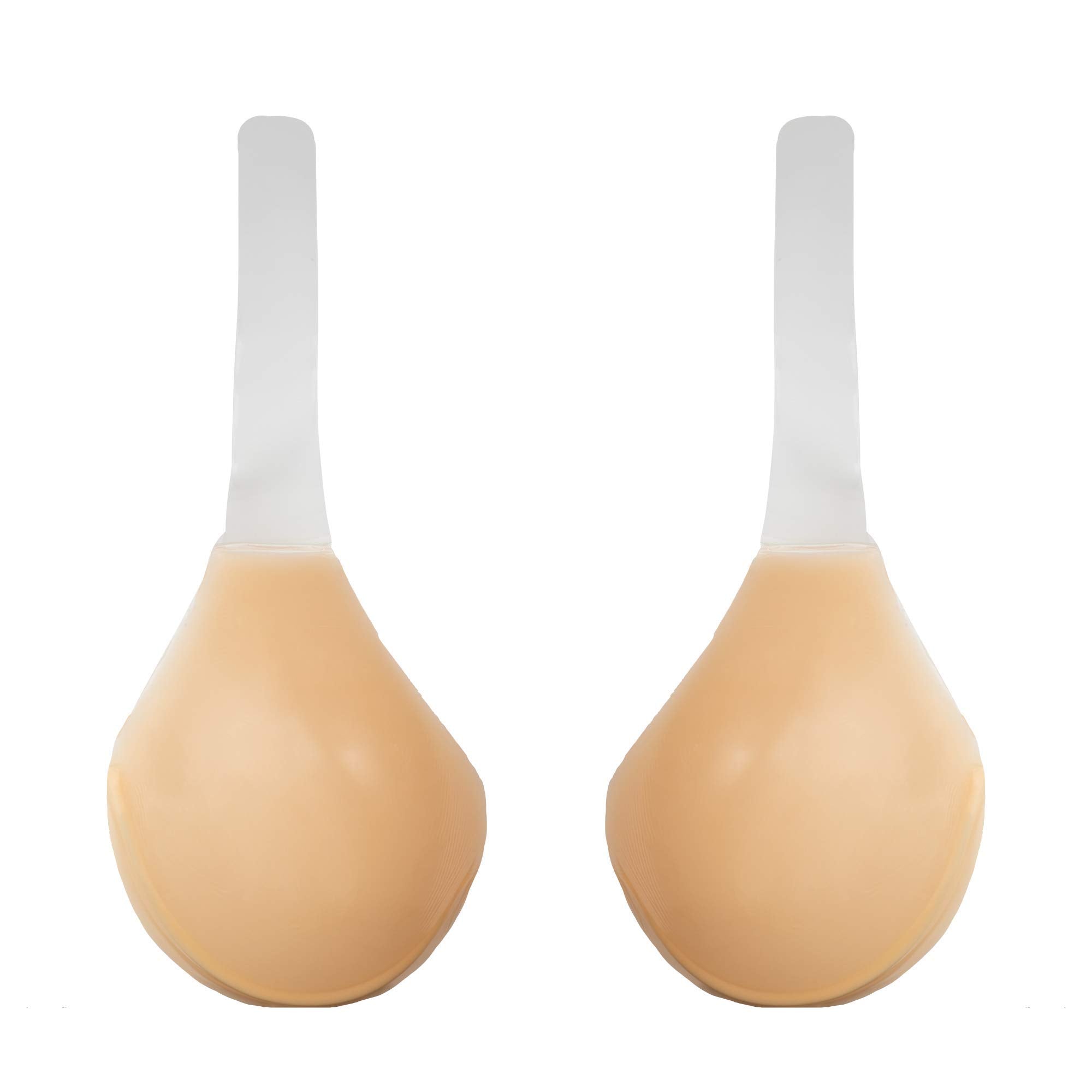 Bye Bra Silicone Sculpting Lifts, Push Up Cleavage Effect for Bigger Breasts, Backless, Reusable, Supporting Pull Up, Adhesive Breast Lift Bra, Nude, Cup Sizes: C-H