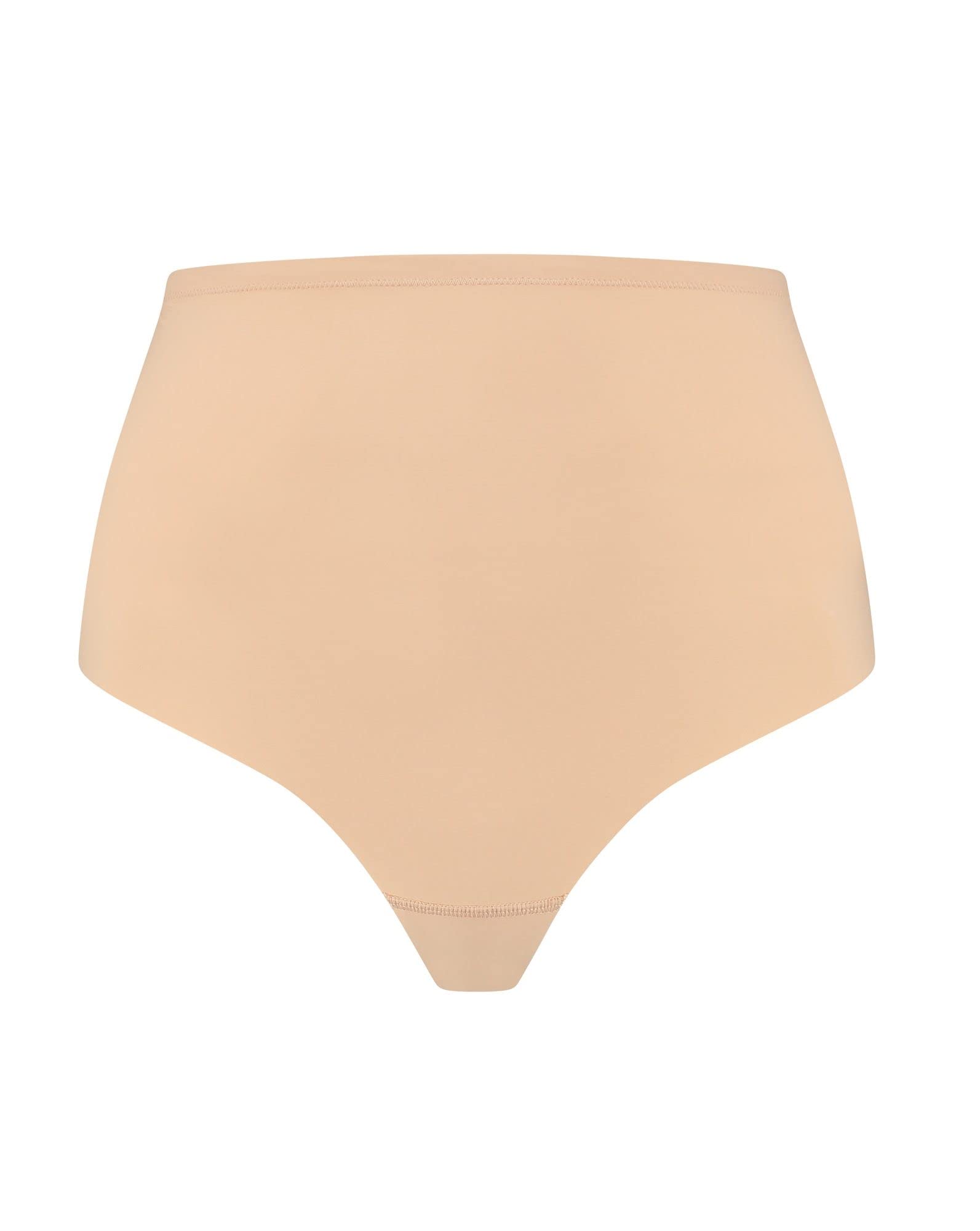 Bye Bra Sculpting Mid Waist Tanga, lasergeschnittene Kanten, Silikonriemen, Shapewear für Frauen, mittlere Taille, Shapewear, Sculpting Collection