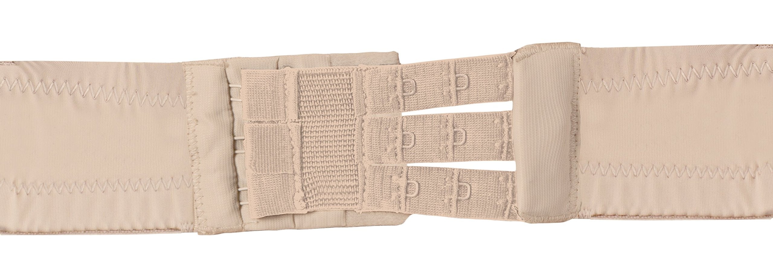 Bye Bra Bra Extenders With 3-Hook, Extends Bra Up To 8cm, Soft Edges, 3 Colors/Packaging, Beige, Black, White