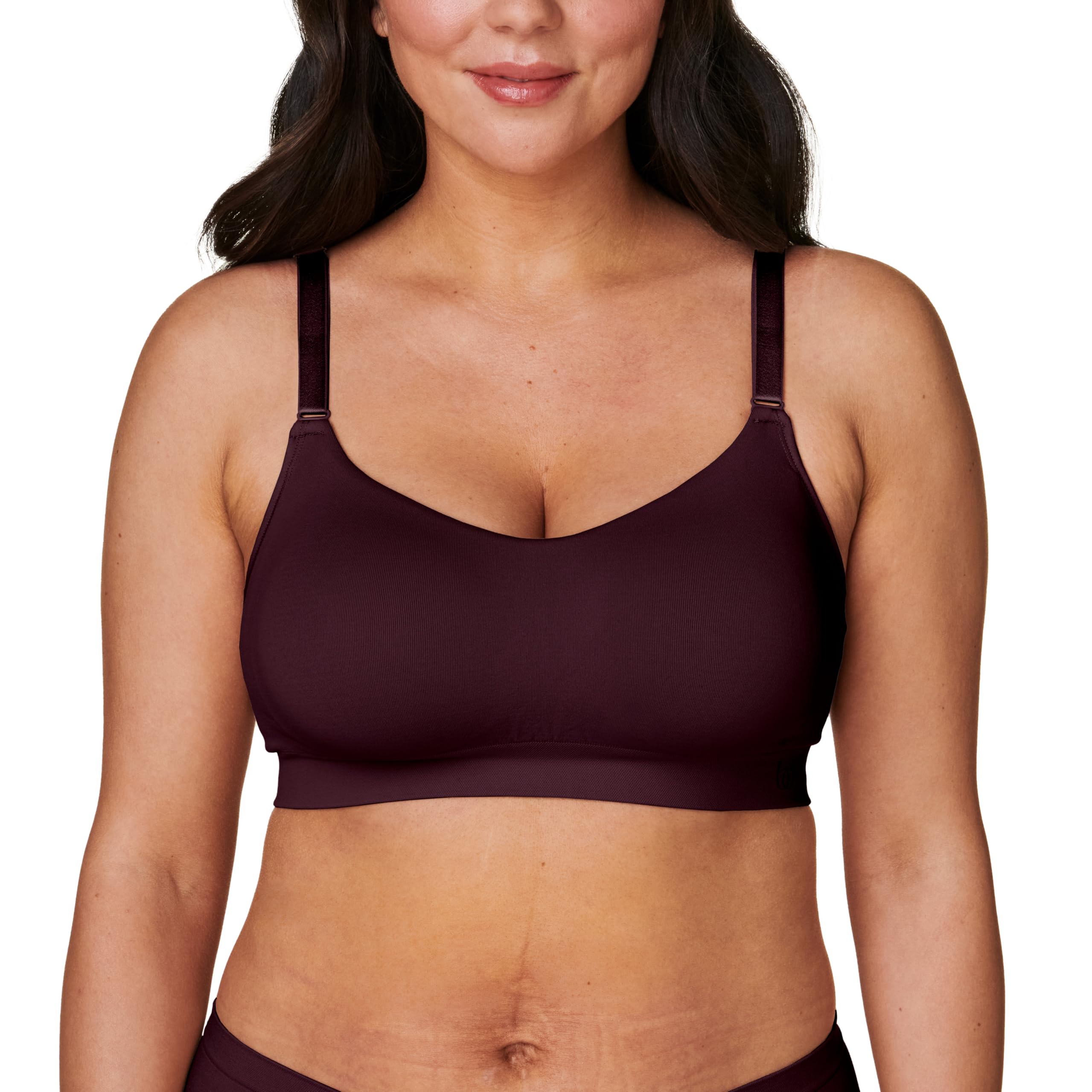 Bravado Designs Everyday Bra, Non Wired Balconette Bra for Women, Comfort Bra