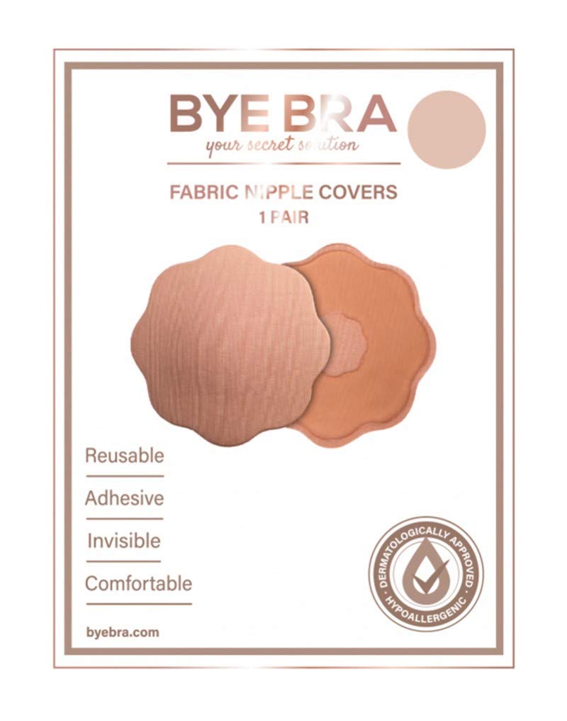 Bye Bra Nipple Covers-E29173 Nipple Covers Nude One Size