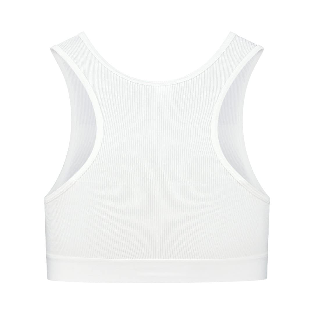 Bye Bra Natural Rib Cropped Tanktop White S