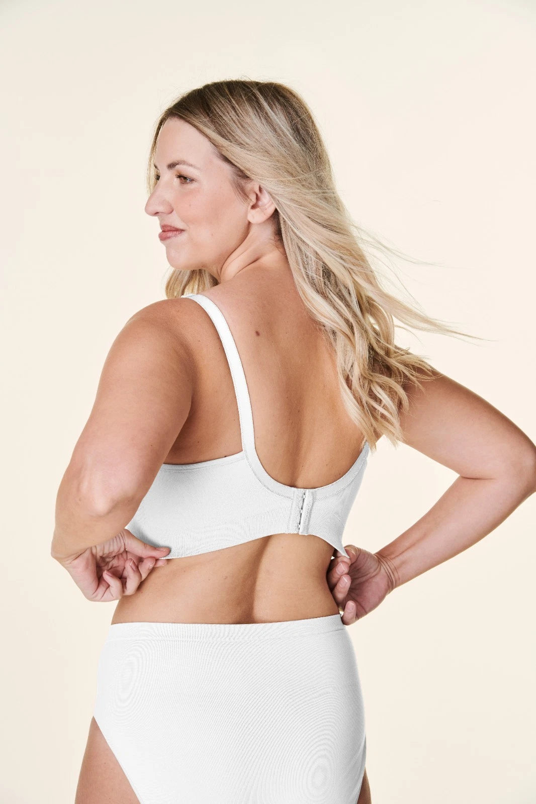 Bravado Body Silk Seamless Nursing Wire Free Maternity Bra (Lily White 1401)