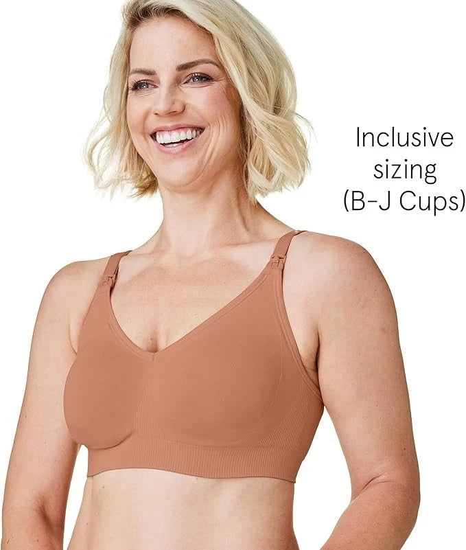 Bravado Body Silk Seamless Nursing Wire Free Maternity Bra (Cinnamon 1401)
