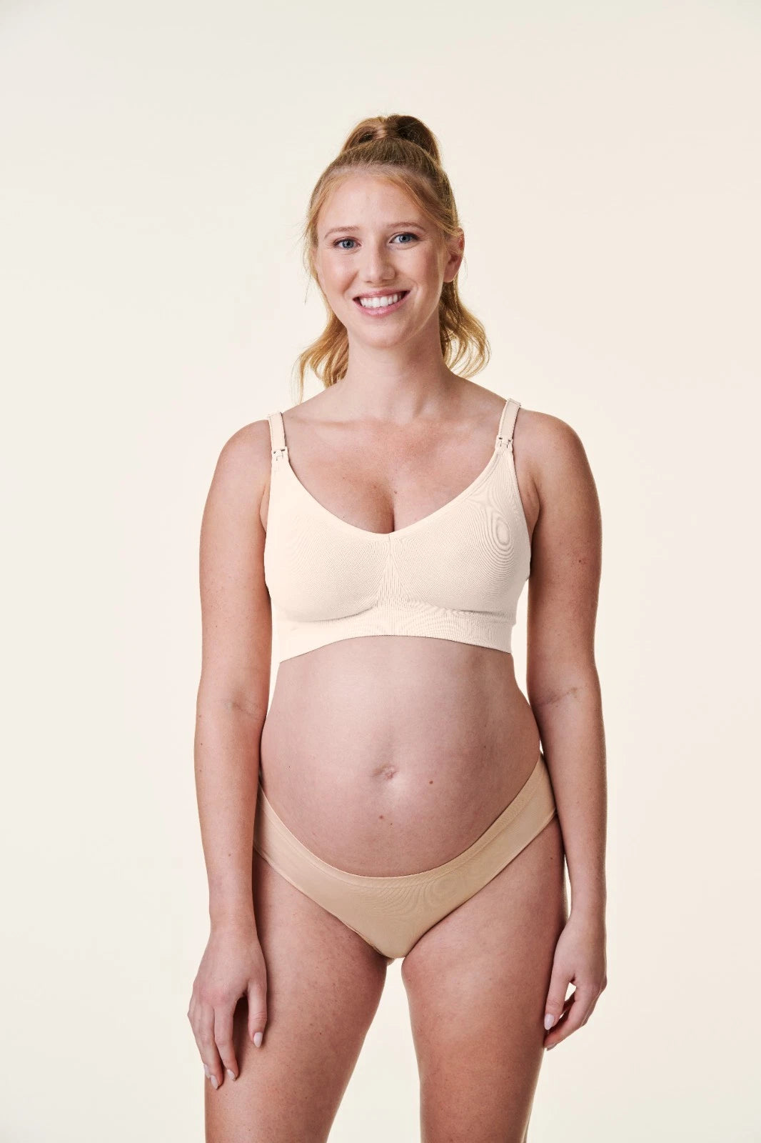 Bravado Body Silk Seamless Nursing Wire Free Maternity Bra (Pearl 1401)