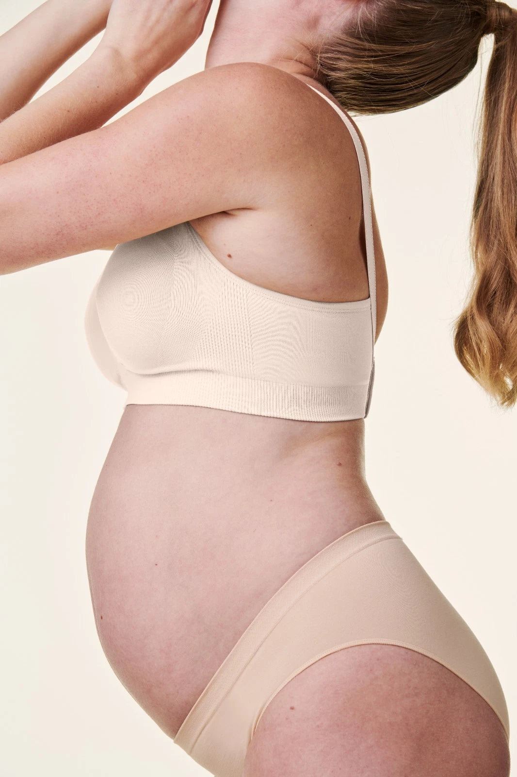 Bravado Body Silk Seamless Nursing Wire Free Maternity Bra (Pearl 1401)