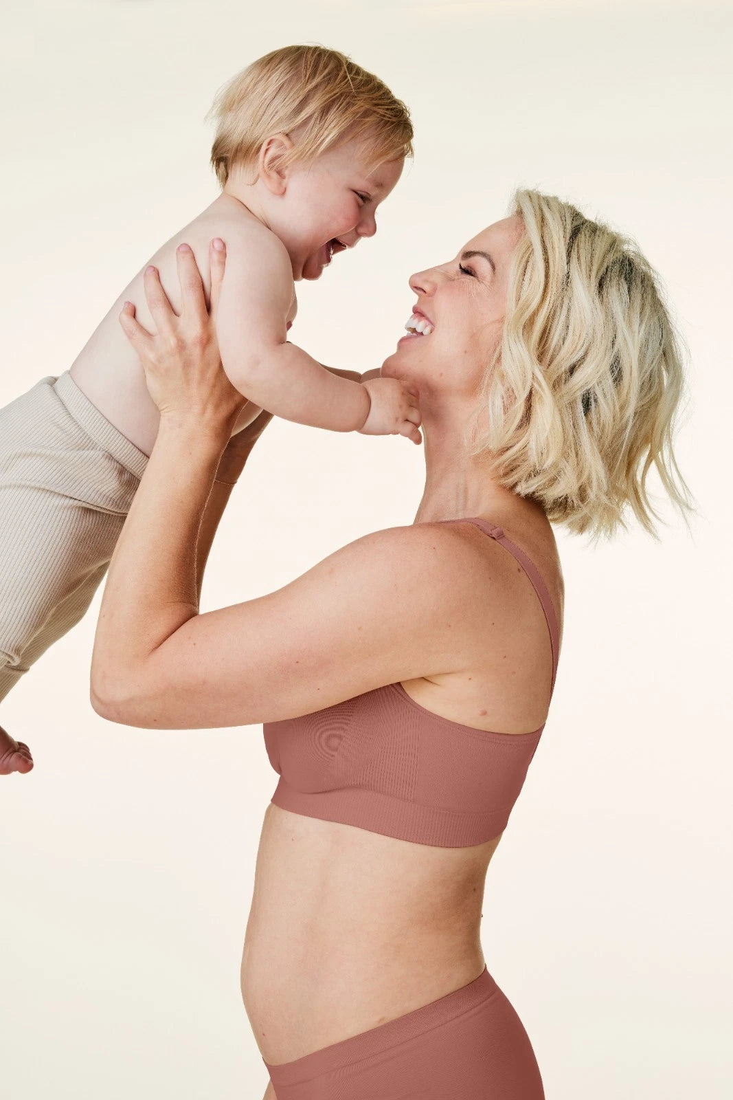 Bravado Body Silk Seamless Nursing Wire Free Maternity Bra (Roseclay 1401)