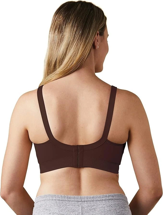Bravado Body Silk Seamless Nursing Wire Free Maternity Bra (Chocolate 1401)
