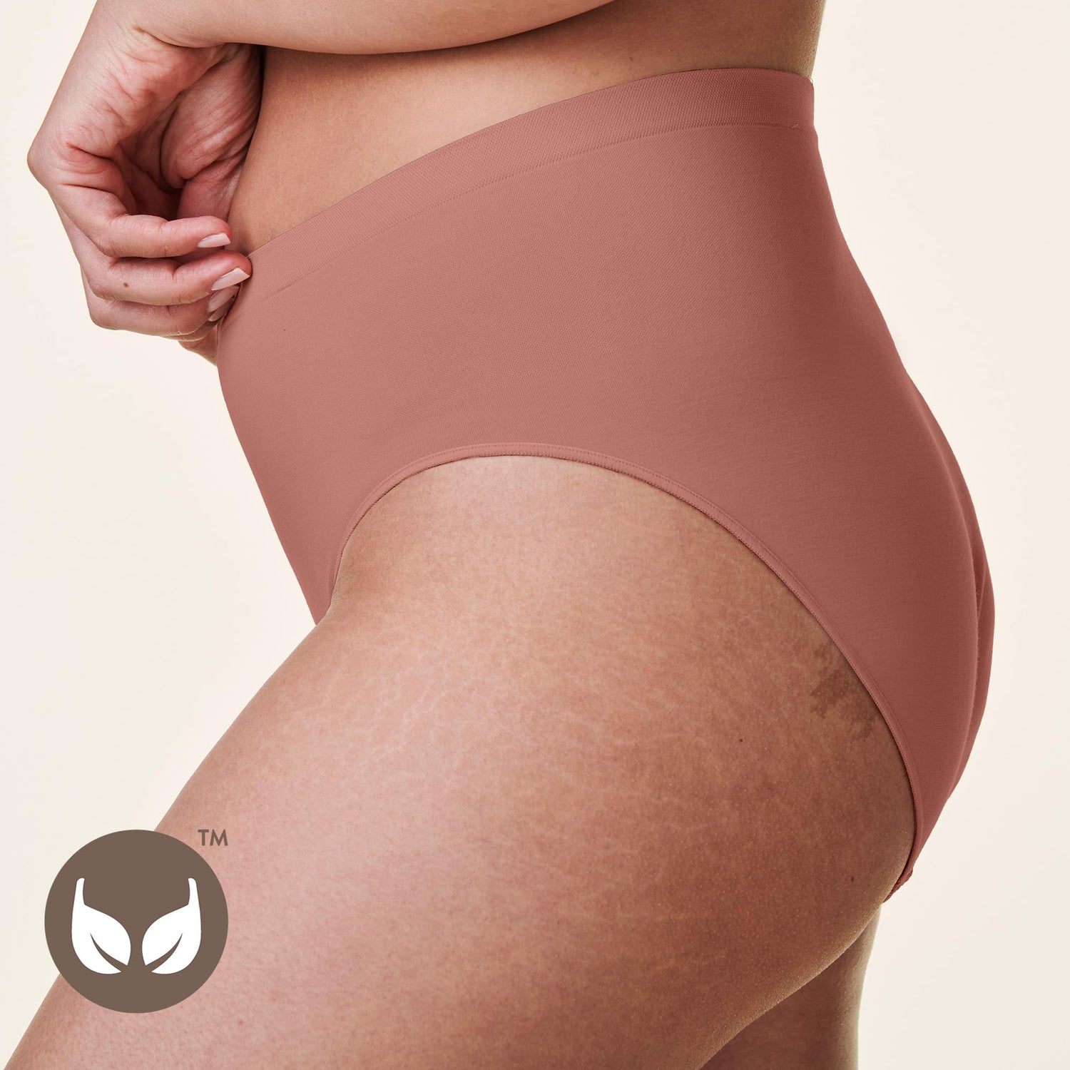 Bravado Designs Sustainable Panty | High-Rise | Seamless | Recycled Nylon, Organic Cotton &amp; Modal Blend | XS-XXL