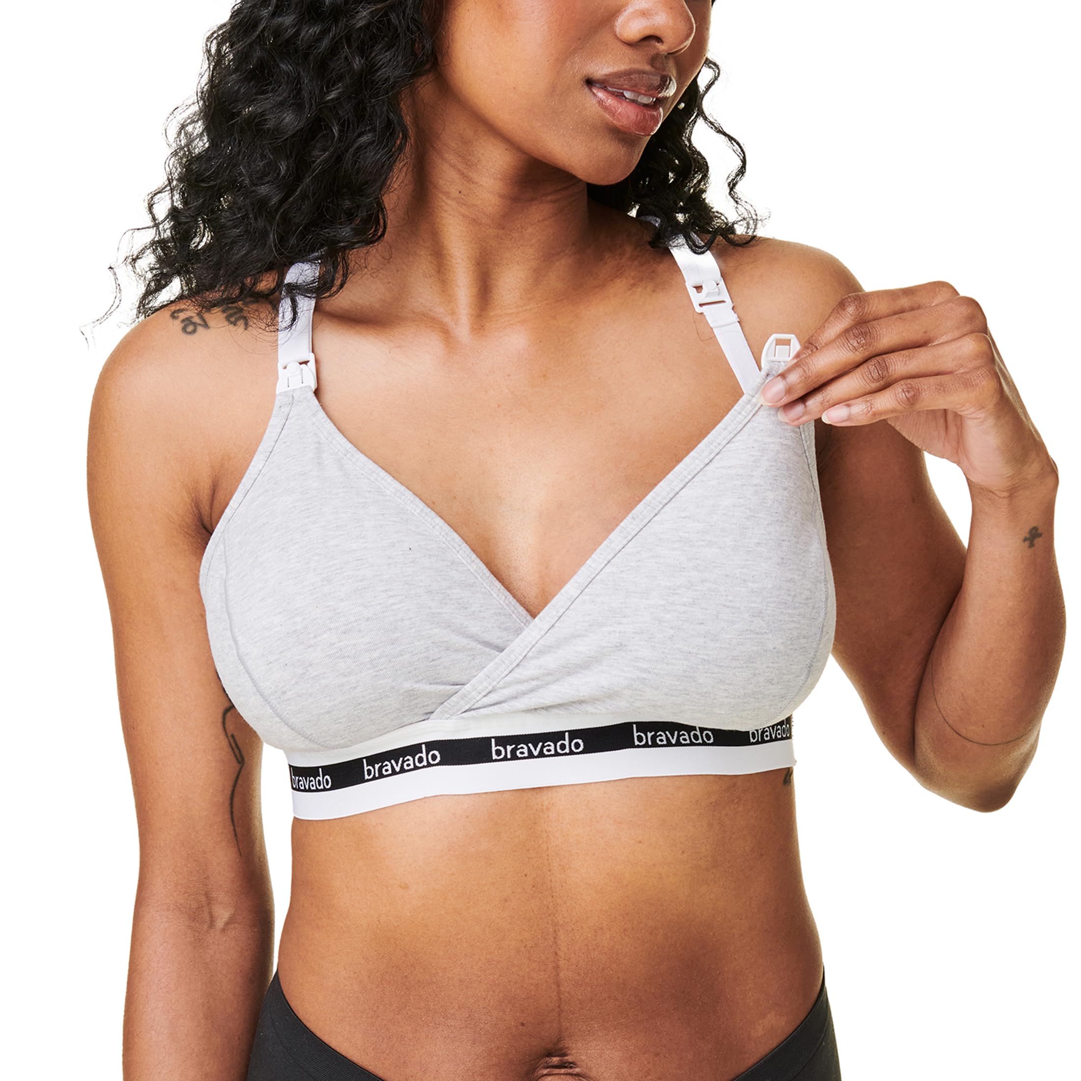 Bravado Designs Sustainable Maternity &amp; Nursing Bra | Original | Organic Cotton &amp; Tencel™ Modal Blend | Wireless | B-D Cup