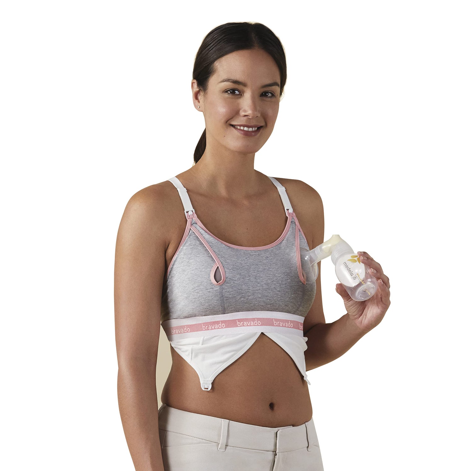 Clip and Pump™ Hands-Free Nursing Bra Accessory
