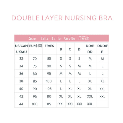 Basics by Bravado Maternity &amp; Nursing Bra Seamless Double Layer, Wirefree, Adjustable for Breastfeeding S - XXL