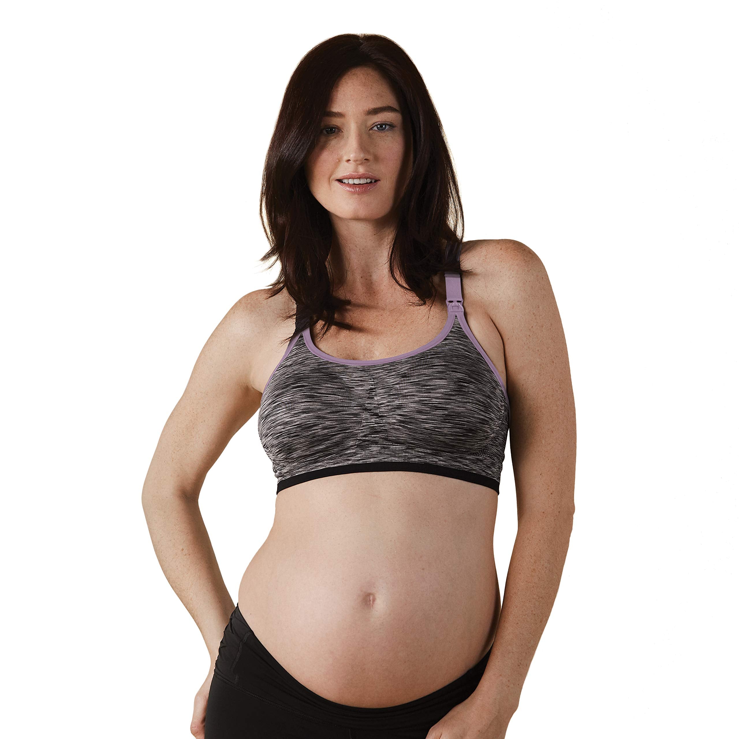 Bravado! Designs Women's Body Silk Seamless Rhythm Nursing and Maternity Bra for Low Impact Activities