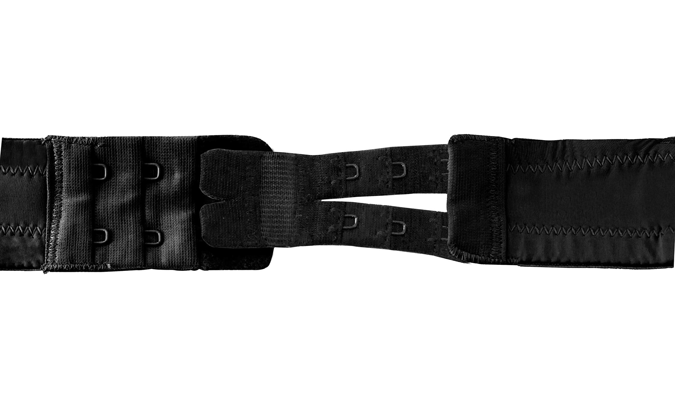 Bye Bra 2-hook Bra extenders, Adjustable Bra Converters with Flexible Ends - 3 pack, Nude, White and Black