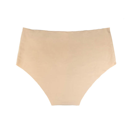 Bye Bra Invisible High Brief Panties, Seamless High Rise Underwear, Smooth and Comfortable Knickers with no-Stitching