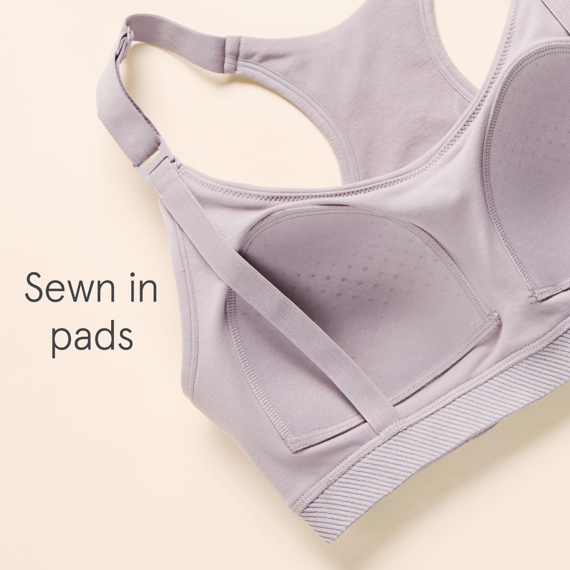 Bravado Designs Women's Seamless Support Nursing Bra, Tranquil Low Activity Maternity Nursing Sports Bra for Breastfeeding