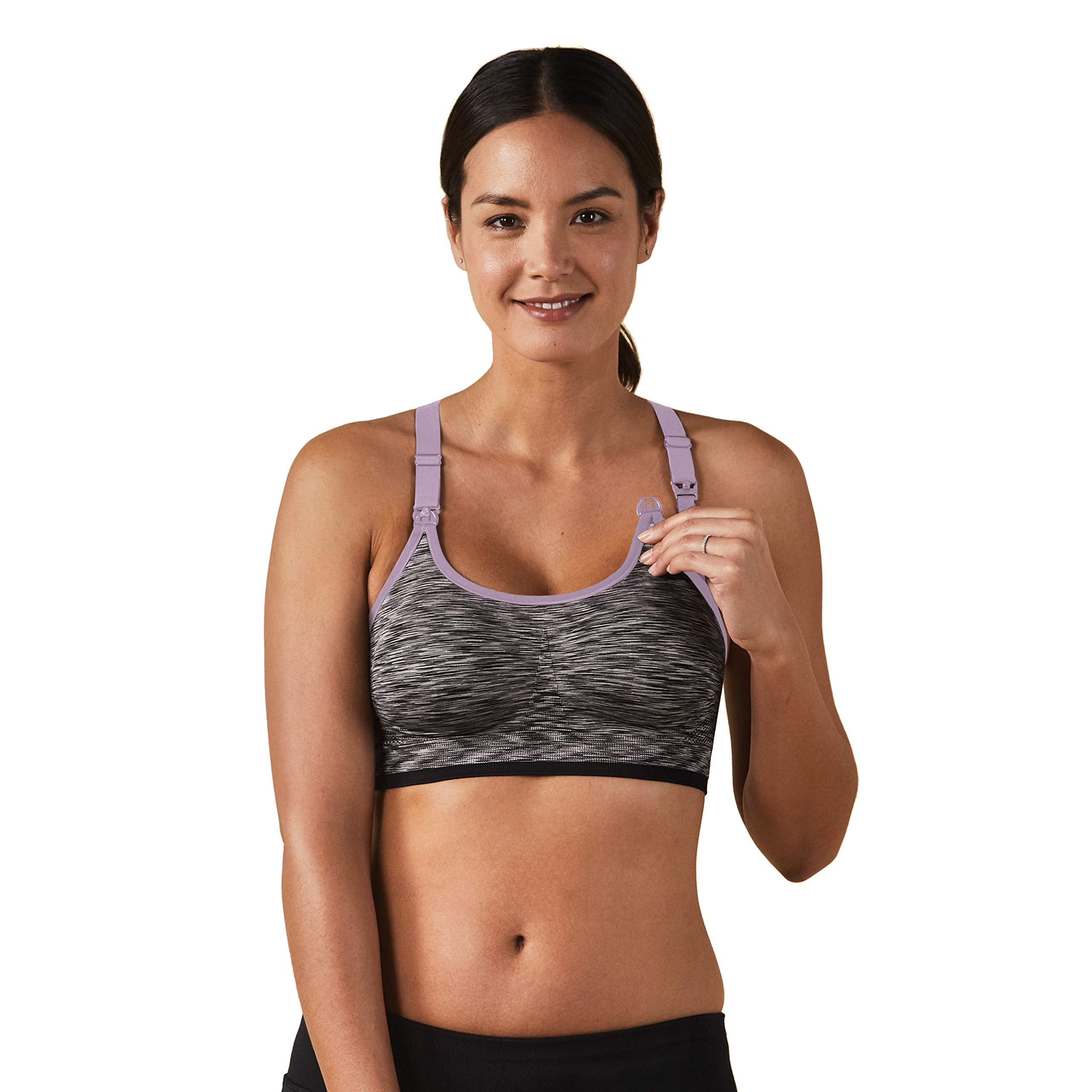 Bravado! Designs Women's Body Silk Seamless Rhythm Nursing and Maternity Bra for Low Impact Activities