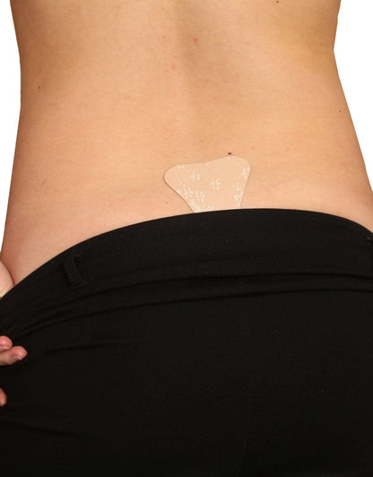 Bye Bra Adhesive String Seamless Thong Unnoticeble C String with Soft Lace Finish Reusable Up to 50 Times, Black/Beige (Beige with Lace)