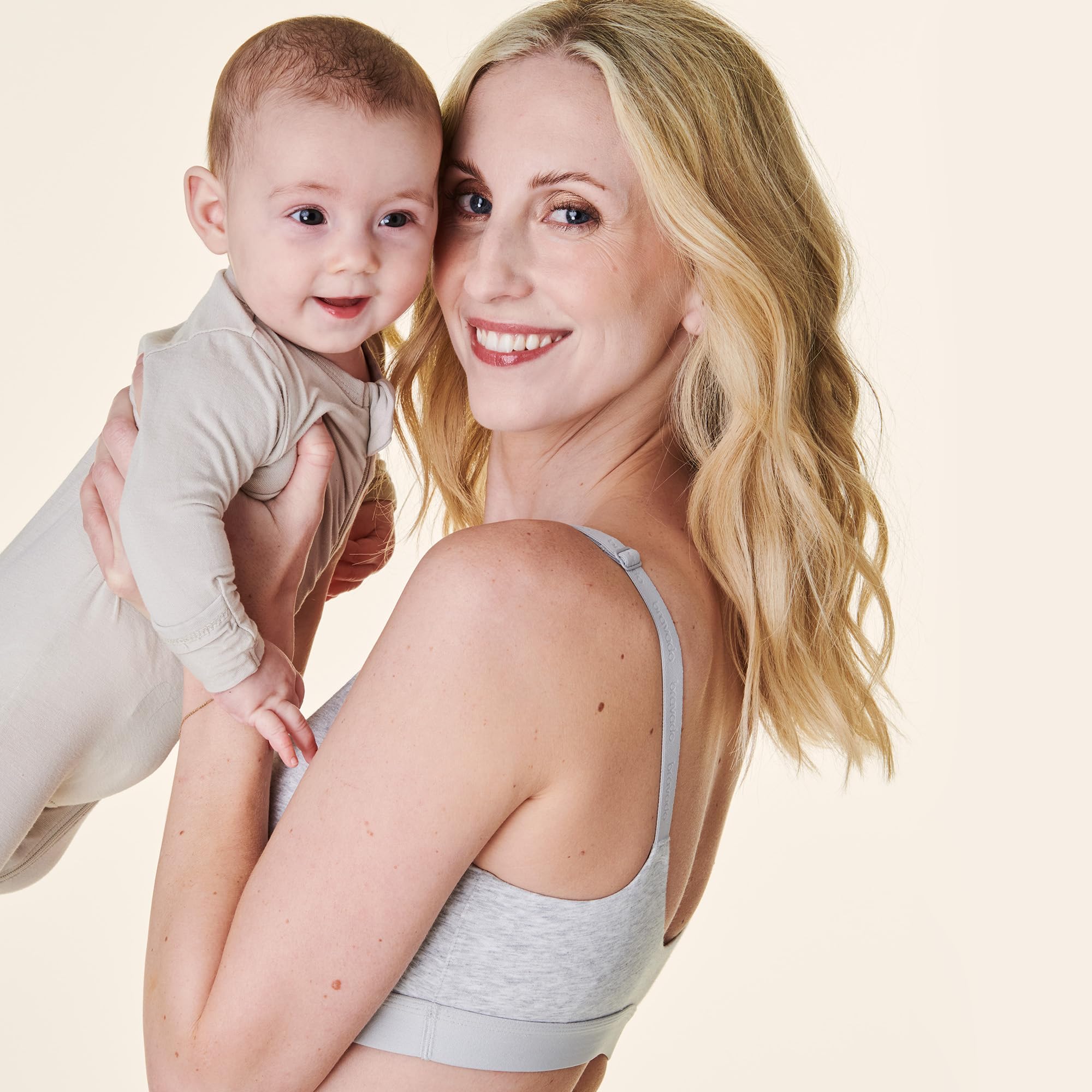 Bravado Designs Women's Cotton Pullover Maternity & Nursing Wireless Full Coverage Bra