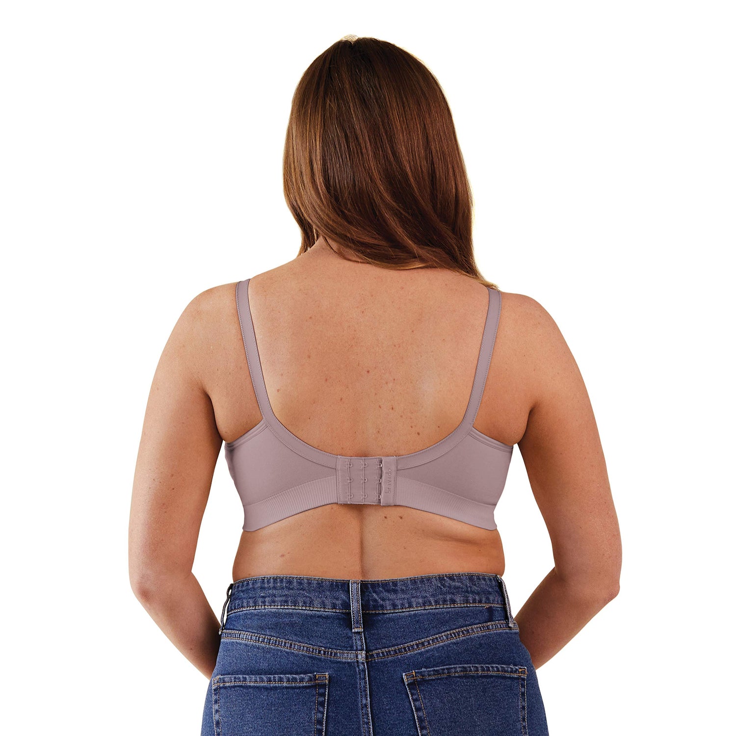 Bravado Designs Body Silk Seamless Sheer Nursing Bra (Dawn, L)