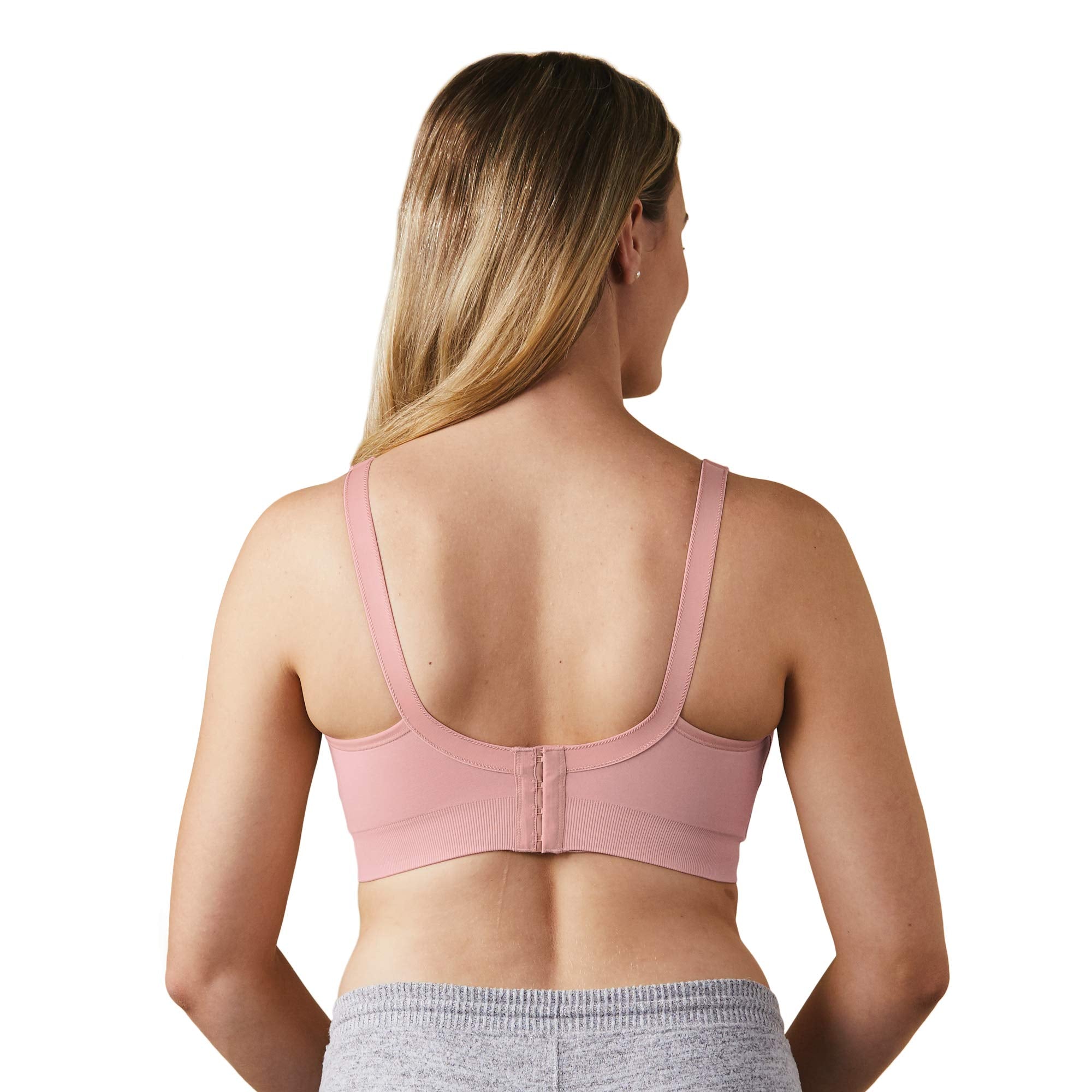 Bravado! Body Silk Seamless Nursing Bra 1401 (L, Dusted Peony)
