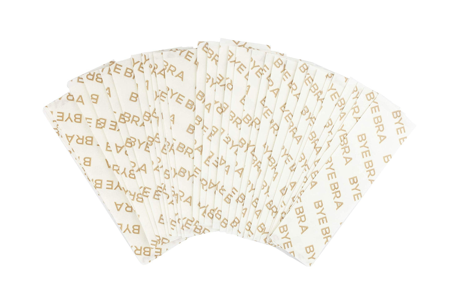 Bye Bra Extra Wide Dress Tape, 20 Pack, Transparent, 23mm x 82mm