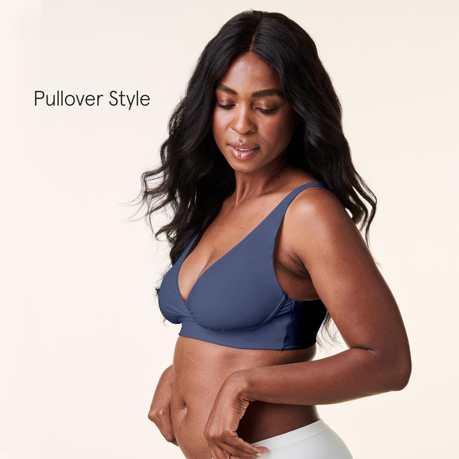 BRAVADO! DESIGNS Ballet Nursing Sleep Bra | Pull Away for Breastfeeding | Dusk |