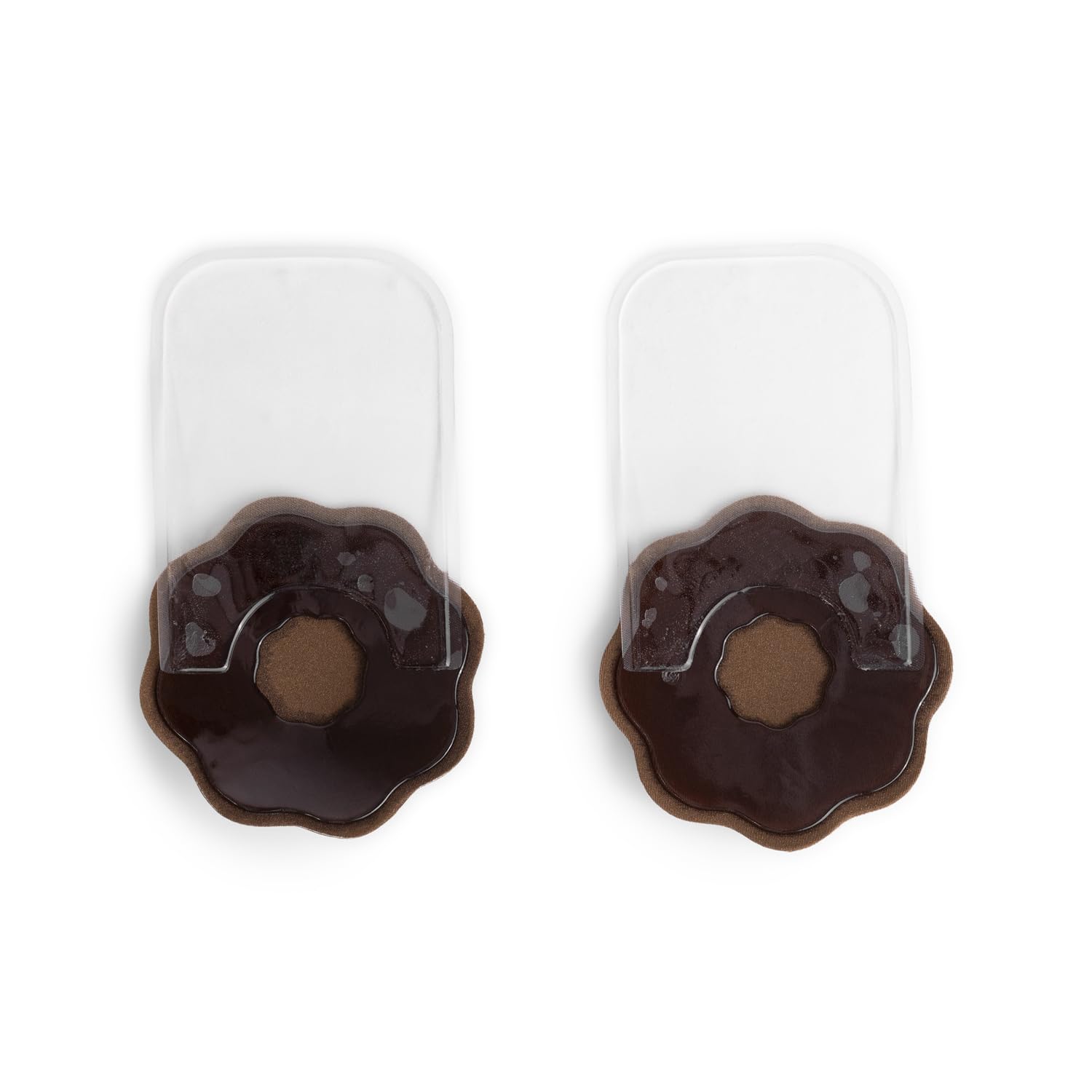 Bye Bra Multi Pull Up Bra, Adhesive Bra, Push Up Bra, Backless Bra, Seamless Bra, Nipple Coverage, Beige and Brown