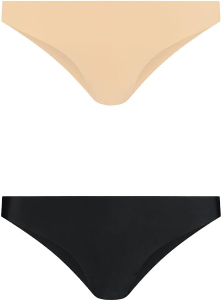 Invisible Brazilian Panties, Seamless Underwear, Soft and Comfortable Seamless Panties, 2 Pack: Nude