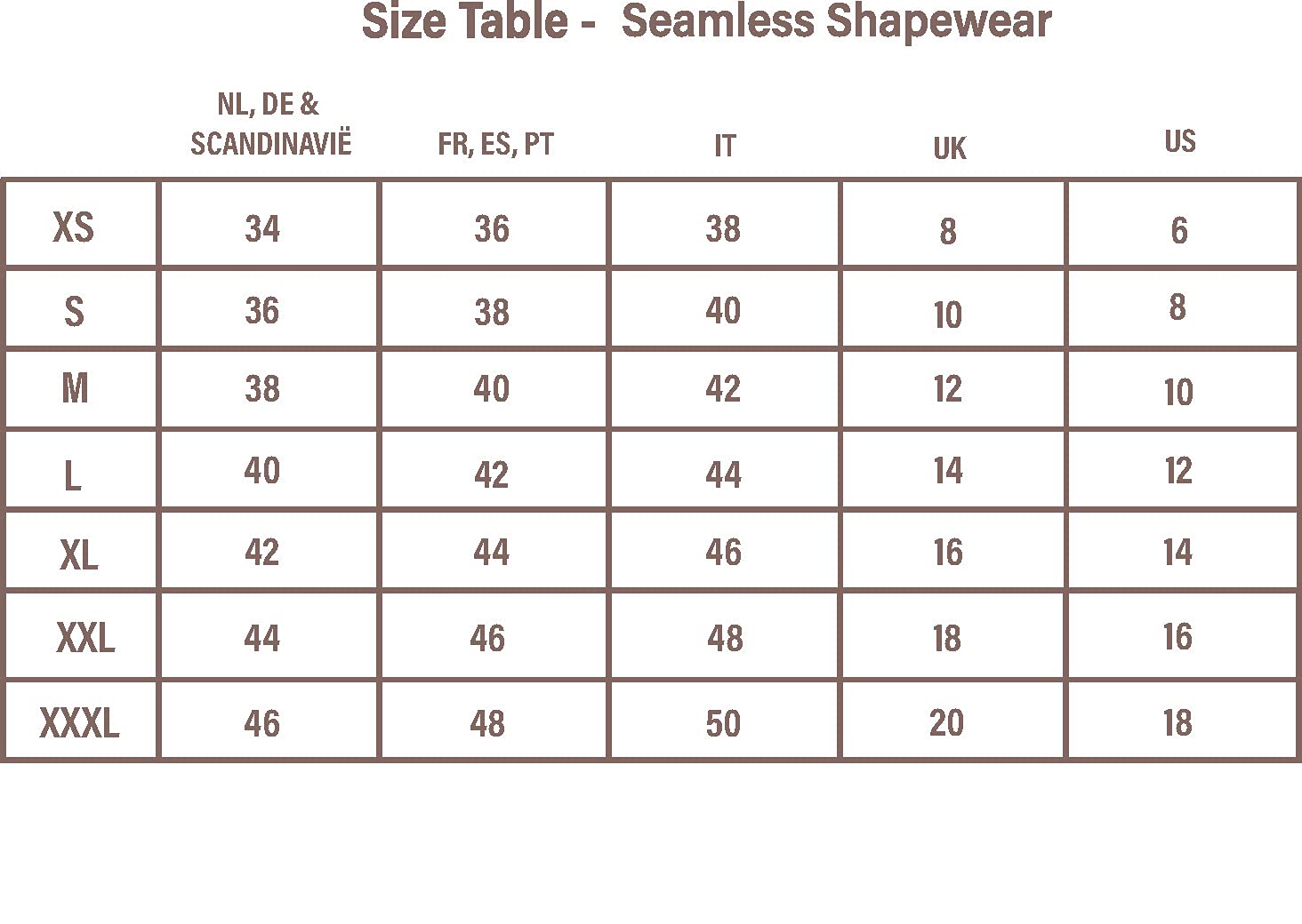 Bye Bra Seamless Shorts, Shaping Shorts, Medium Tummy Control, Butt Lift, Shapewear for Women, Black/Beige Size: S- XXL
