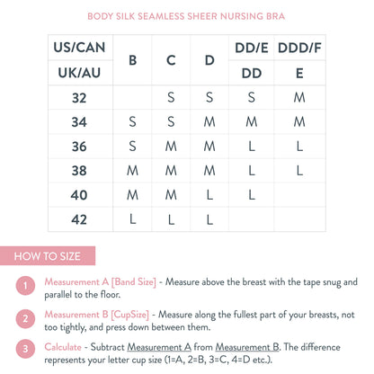 Bravado Designs Body Silk Seamless Sheer Nursing Bra (Dawn, L)